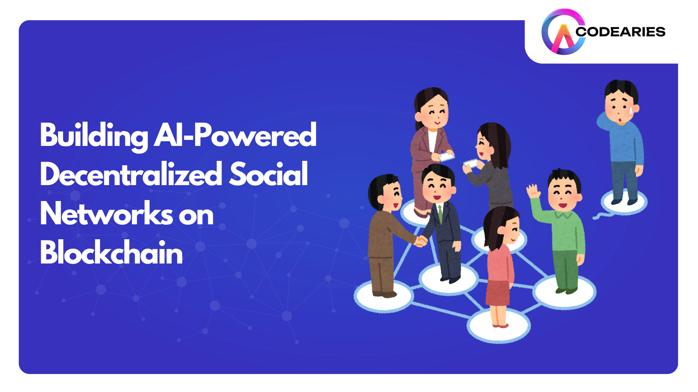 Building AI-Powered Decentralized Social Networks on Blockchain