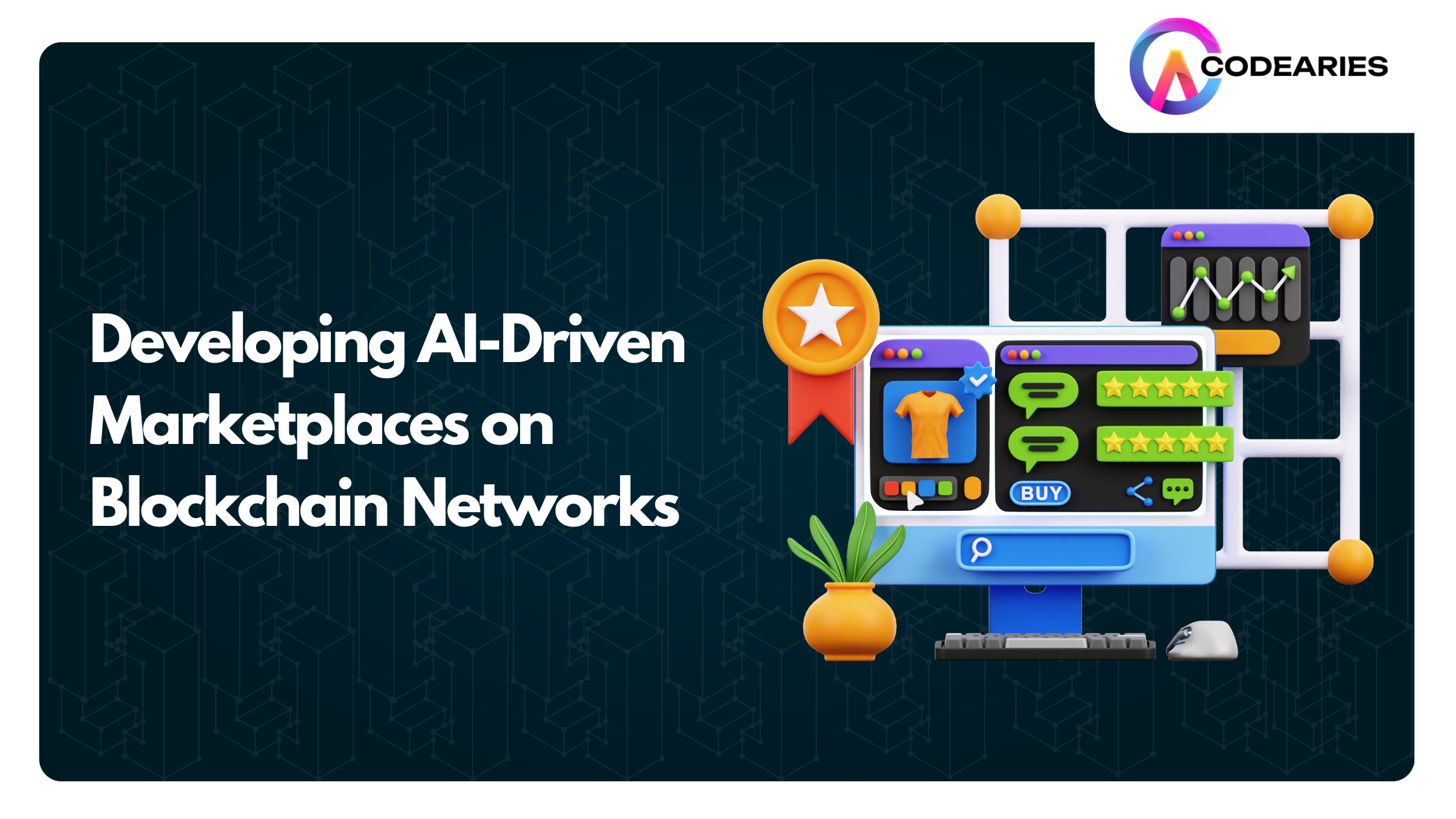 Developing AI-Driven Marketplaces on Blockchain Networks