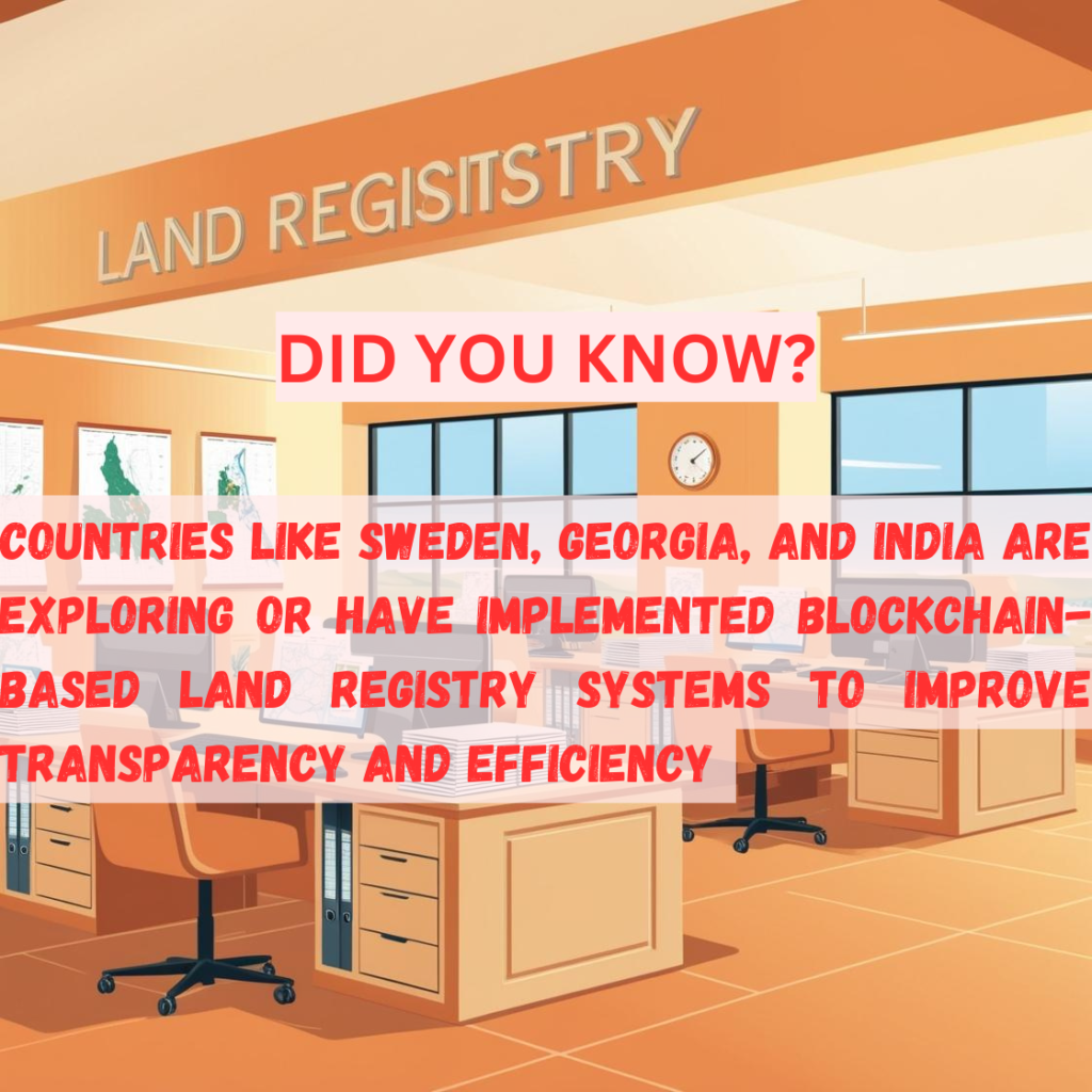 Blockchain land registry
