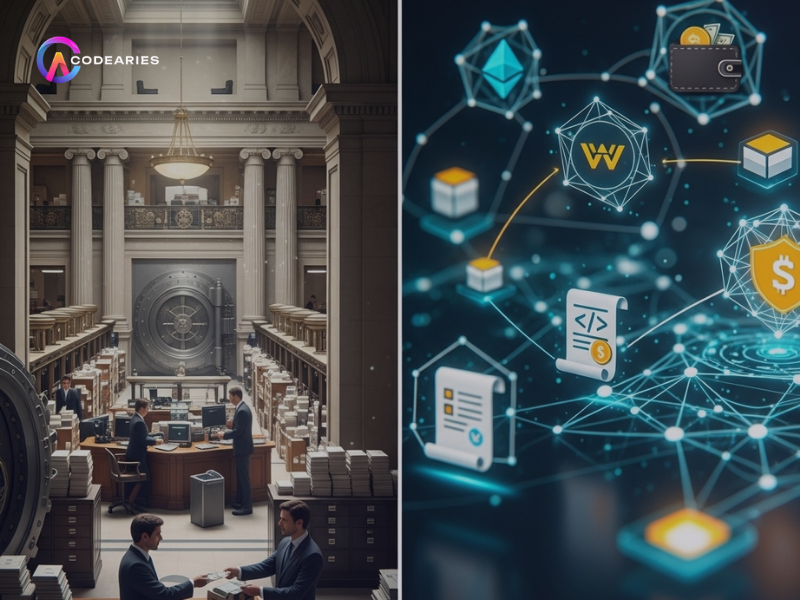 Traditional Banking VS Blockchain Banking