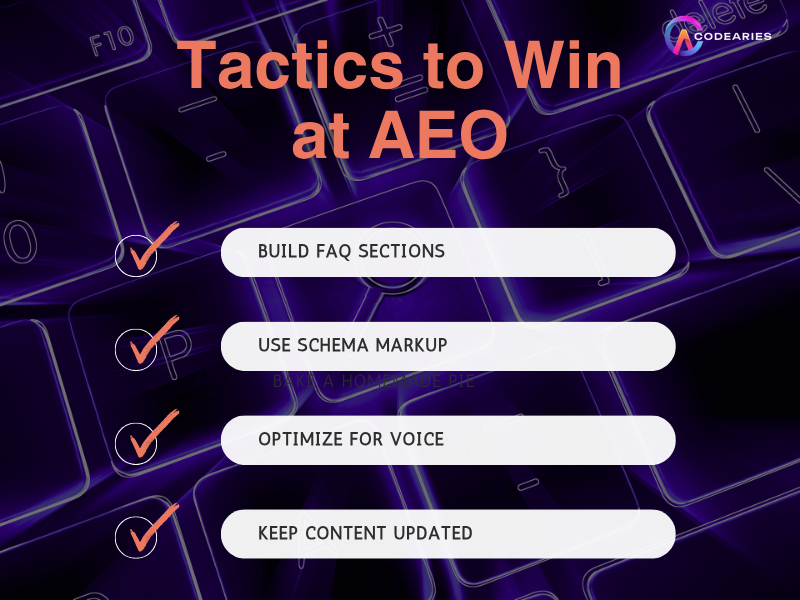 Tactics to Win at AEO
