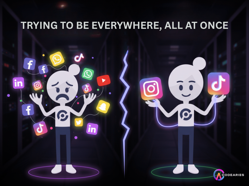 Trying to be everywhere, all at once