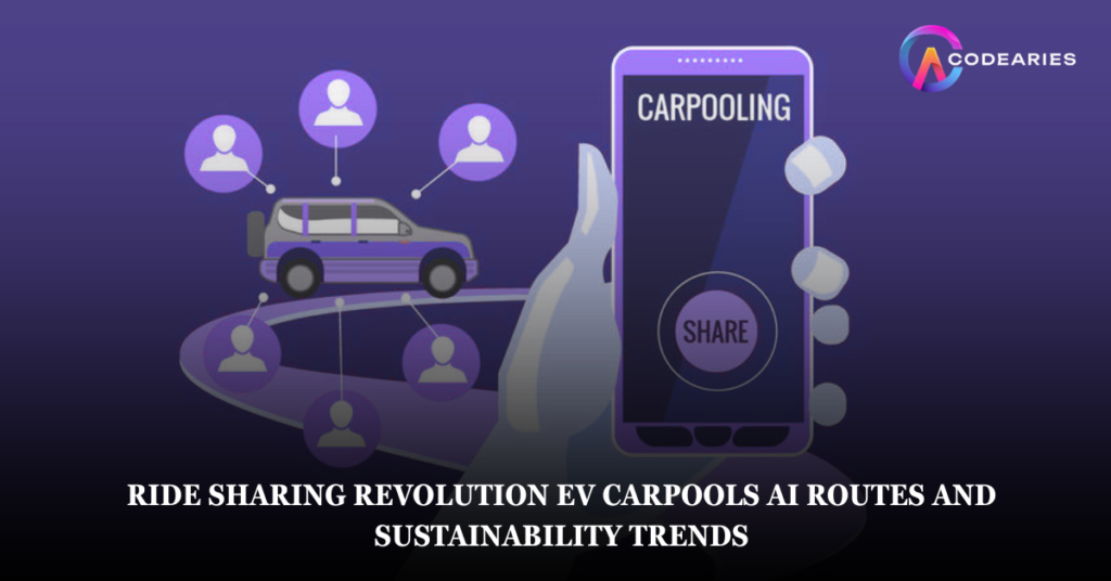 Ride Sharing Revolution EV Carpools AI Routes and Sustainability Trends