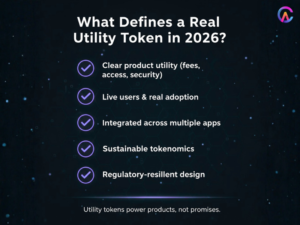 What defines a real utility tokens